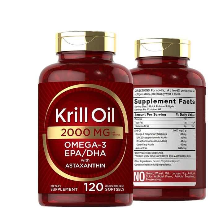 Krill Oil - Omega-3 with Astaxanthin (120 Softgels)